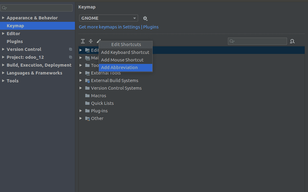 pycharm-shortcuts-gnome-cybrosys