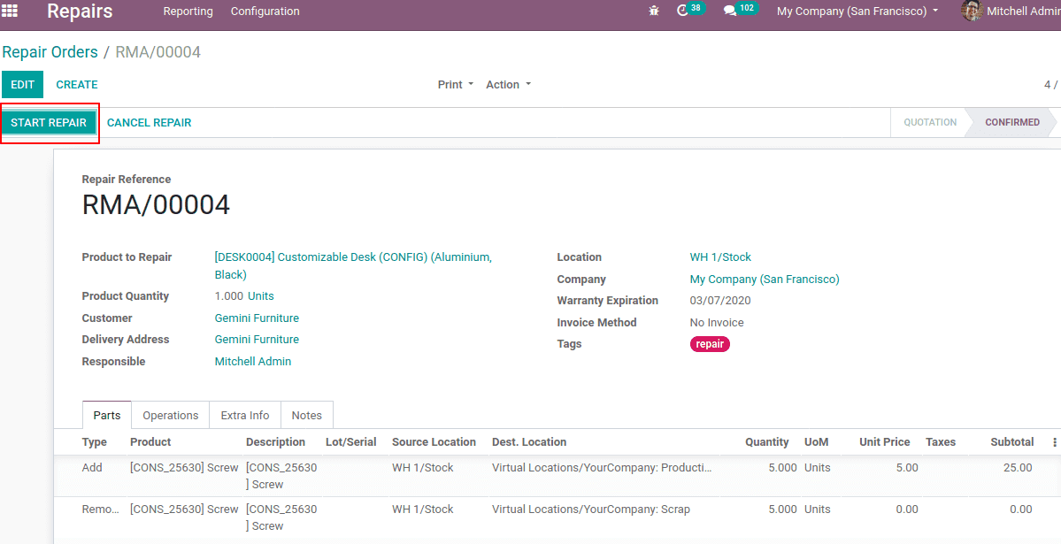 repair-management-in-odoo-13