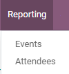 reporting-in-odoo-events-module