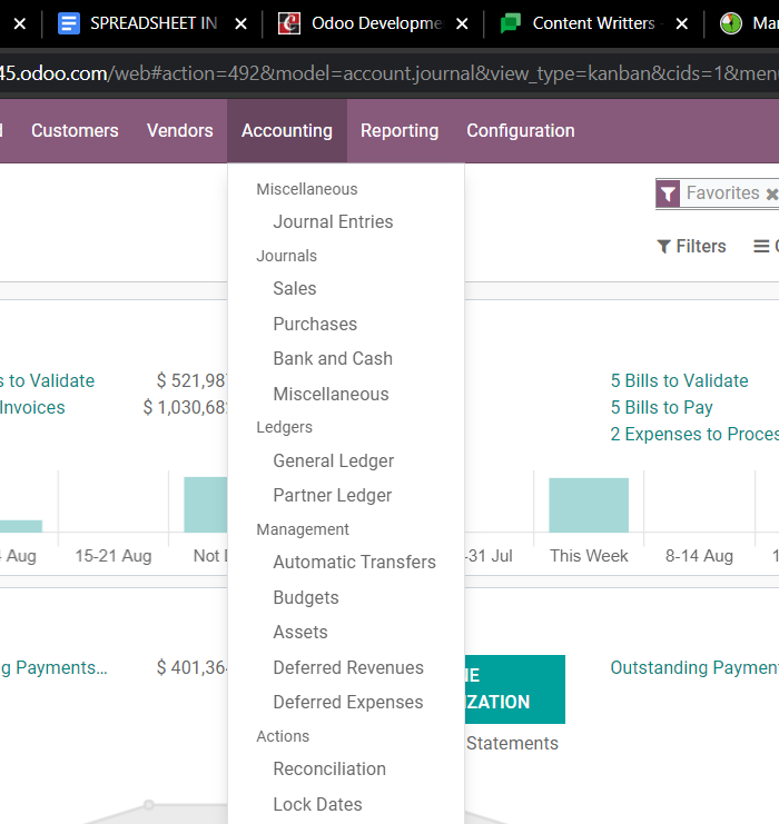 role-of-spreadsheets-in-odoo-accounting-module