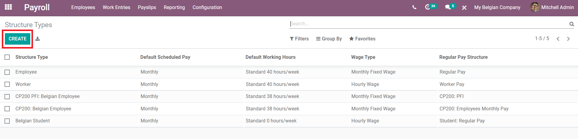 salary-structure-and-rules-configuration-in-odoo-payroll-module