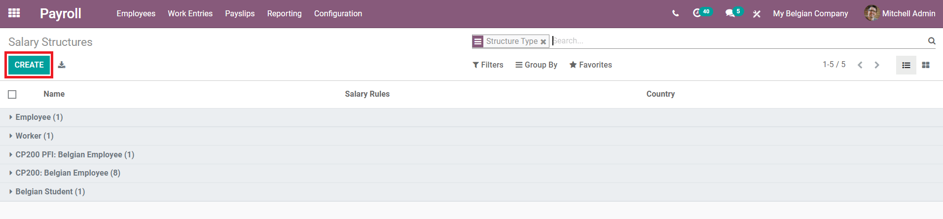 salary-structure-and-rules-configuration-in-odoo-payroll-module