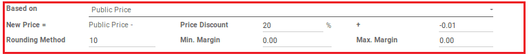 sales pricelist management in odoo