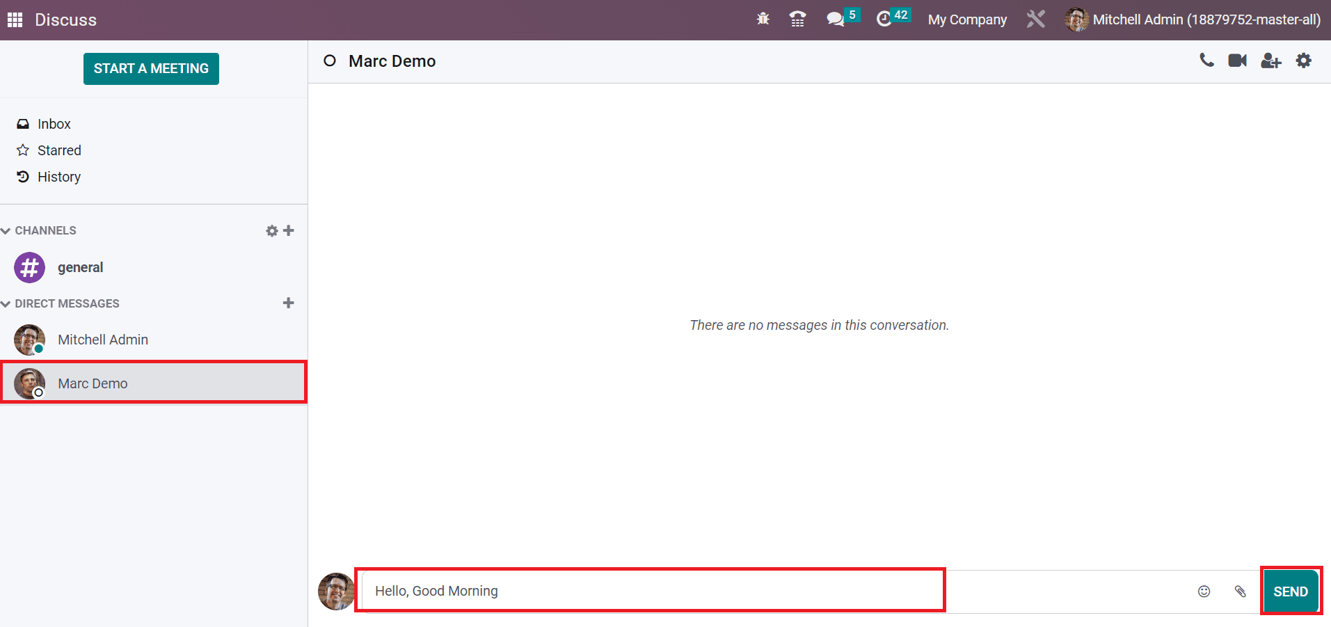 Salient Features of the Odoo 16 Discuss Module-cybrosys