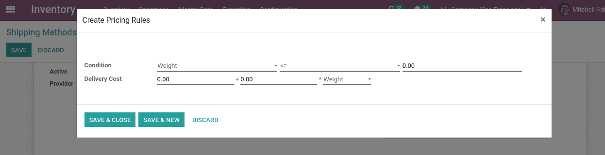 shipping management odoo 13 cybrosys