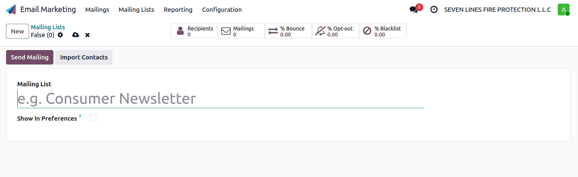 Step-by-Step Guide to Setting Up Mailing Lists in Odoo 19-cybrosys