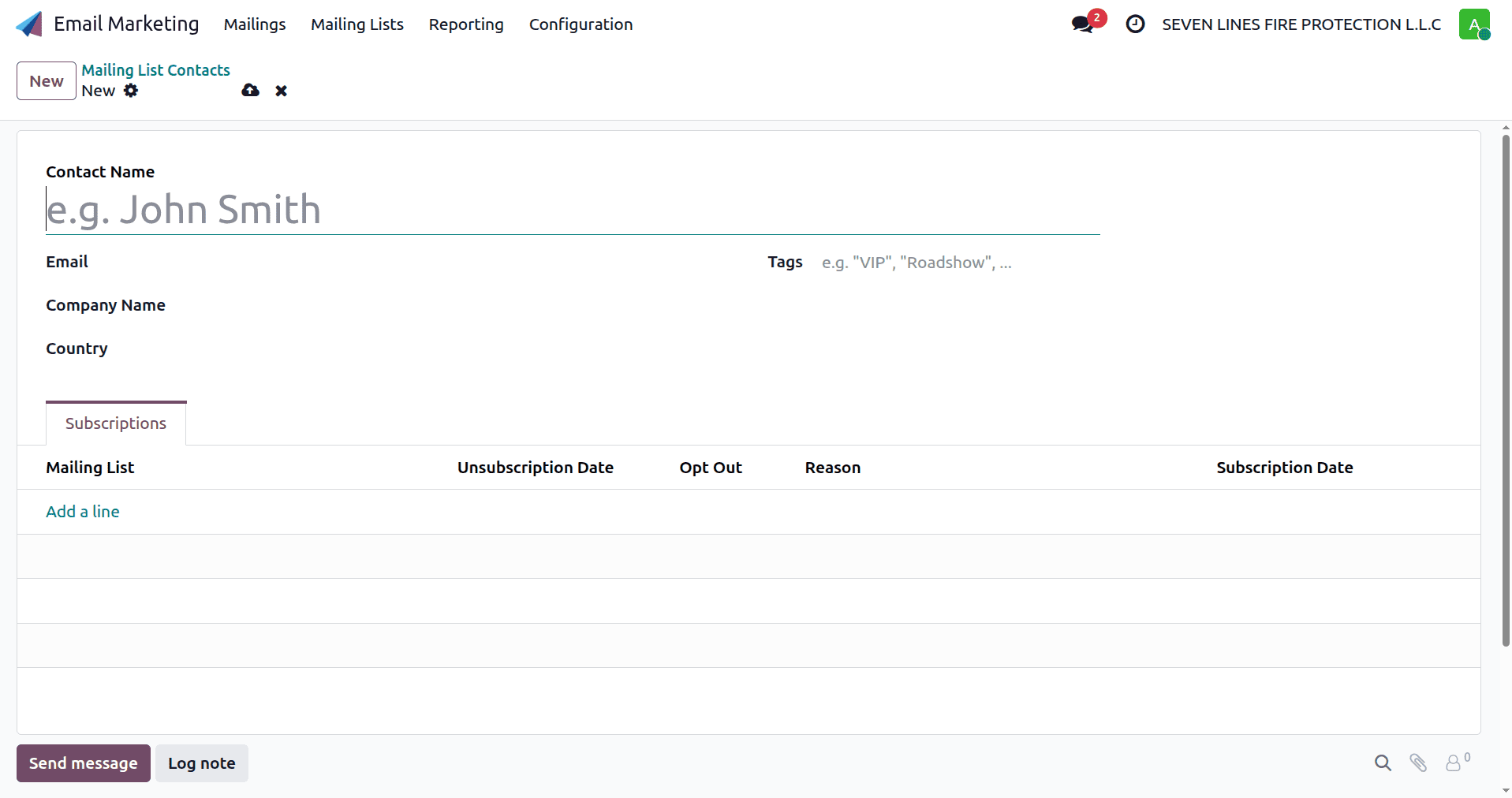 Step-by-Step Guide to Setting Up Mailing Lists in Odoo 19-cybrosys