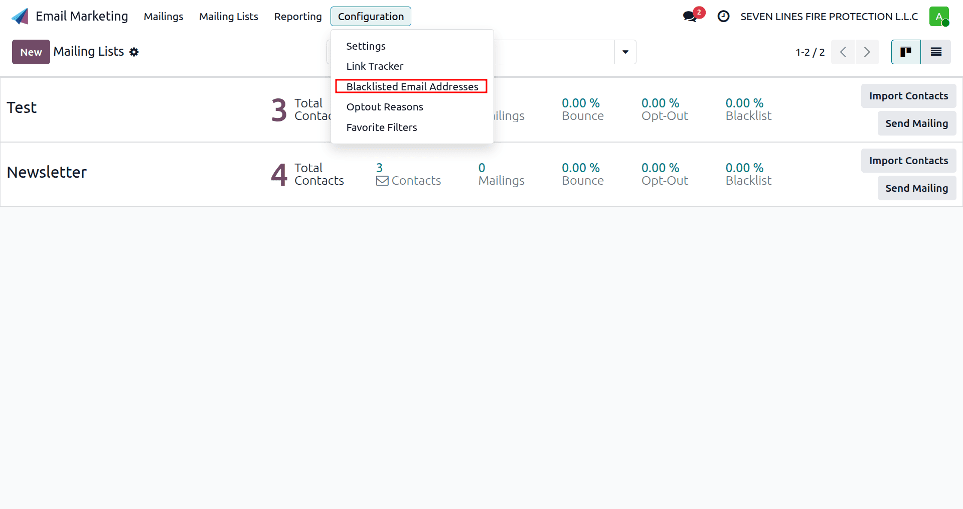Step-by-Step Guide to Setting Up Mailing Lists in Odoo 19-cybrosys