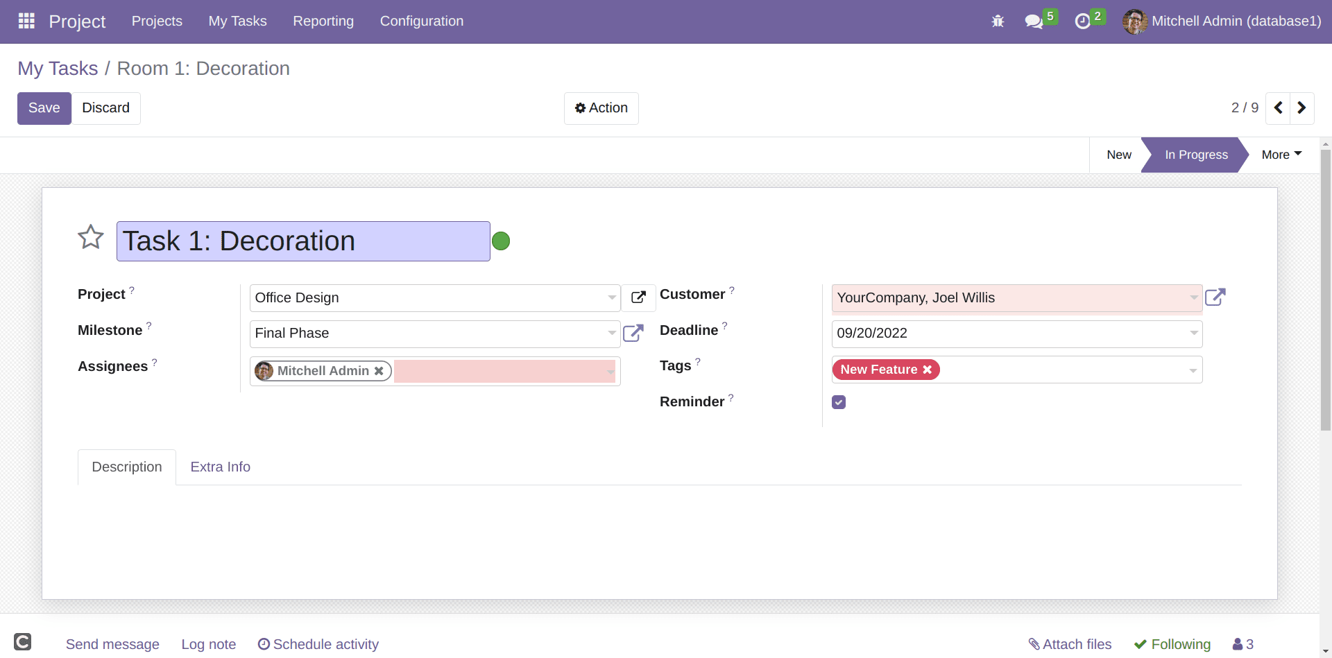 Task Deadline Reminder Odoo 16 App-cybrosys