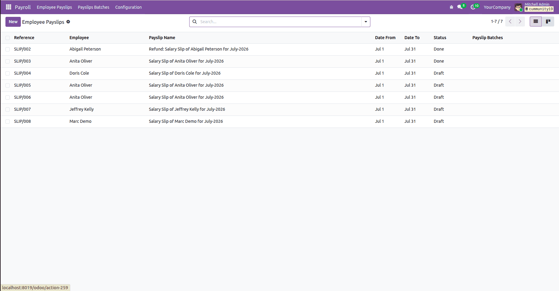 The Complete HR Payroll Solution for Odoo 19 Community Edition-cybrosys