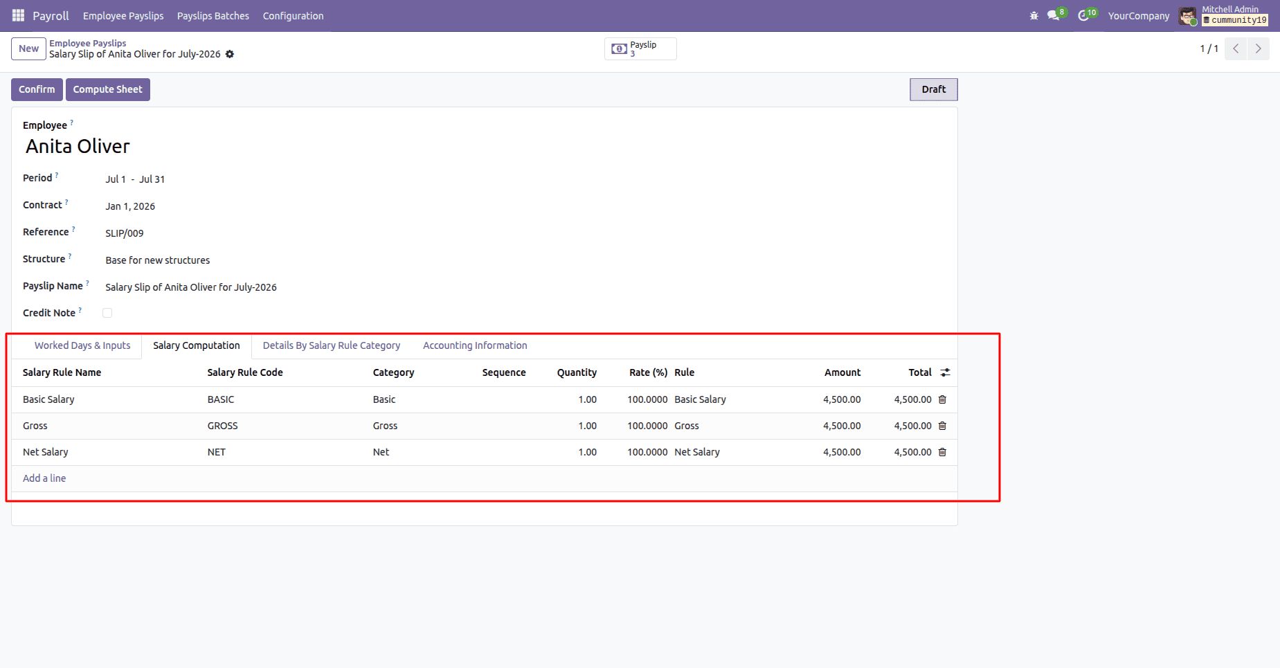 The Complete HR Payroll Solution for Odoo 19 Community Edition-cybrosys