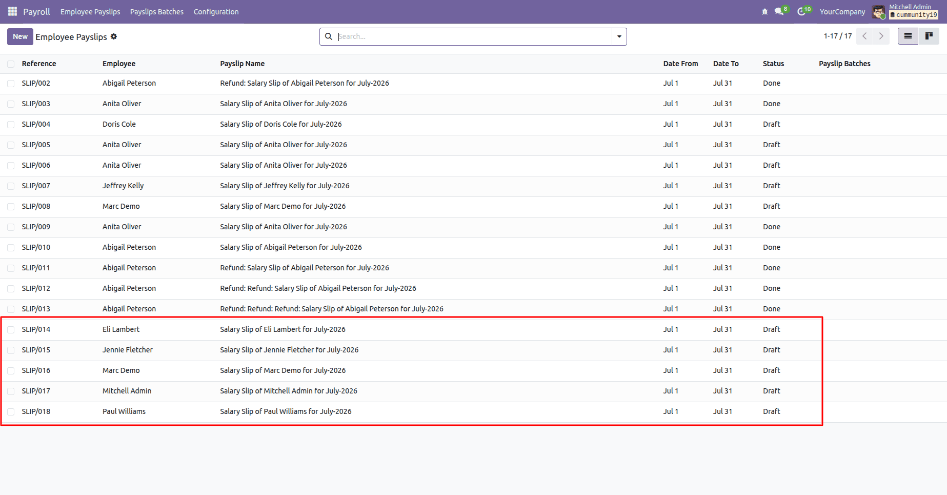 The Complete HR Payroll Solution for Odoo 19 Community Edition-cybrosys