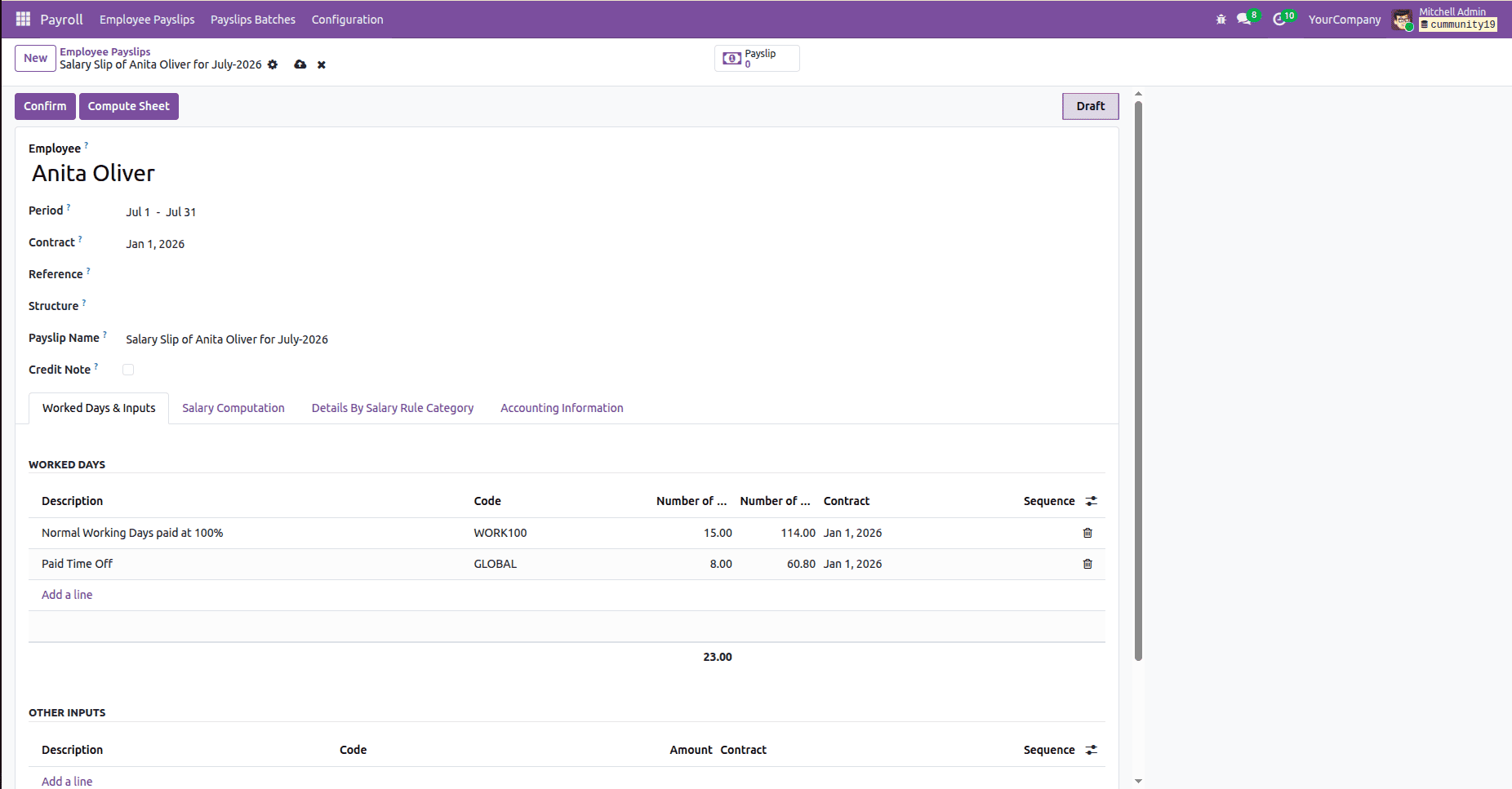 The Complete HR Payroll Solution for Odoo 19 Community Edition-cybrosys