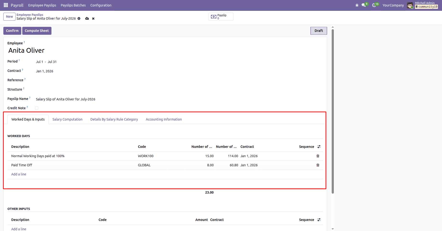 The Complete HR Payroll Solution for Odoo 19 Community Edition-cybrosys