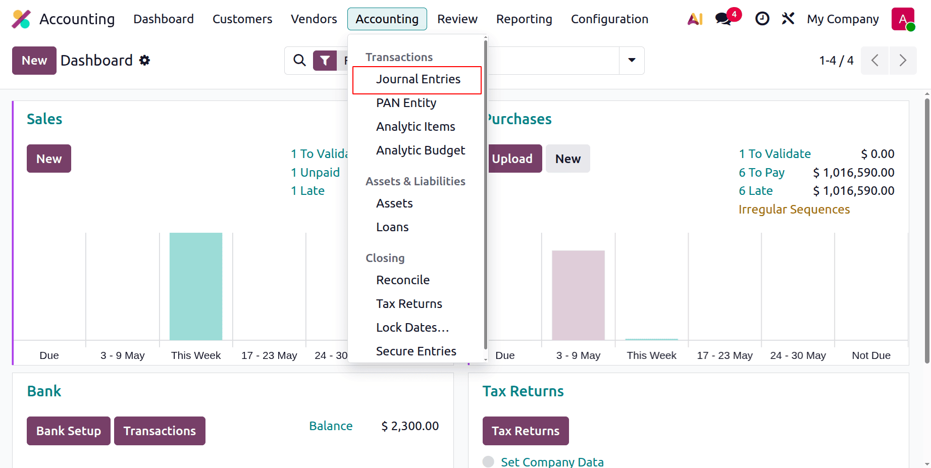 The Ultimate Guide to Journal Items and Entries in Odoo 19 Accounting-cybrosys