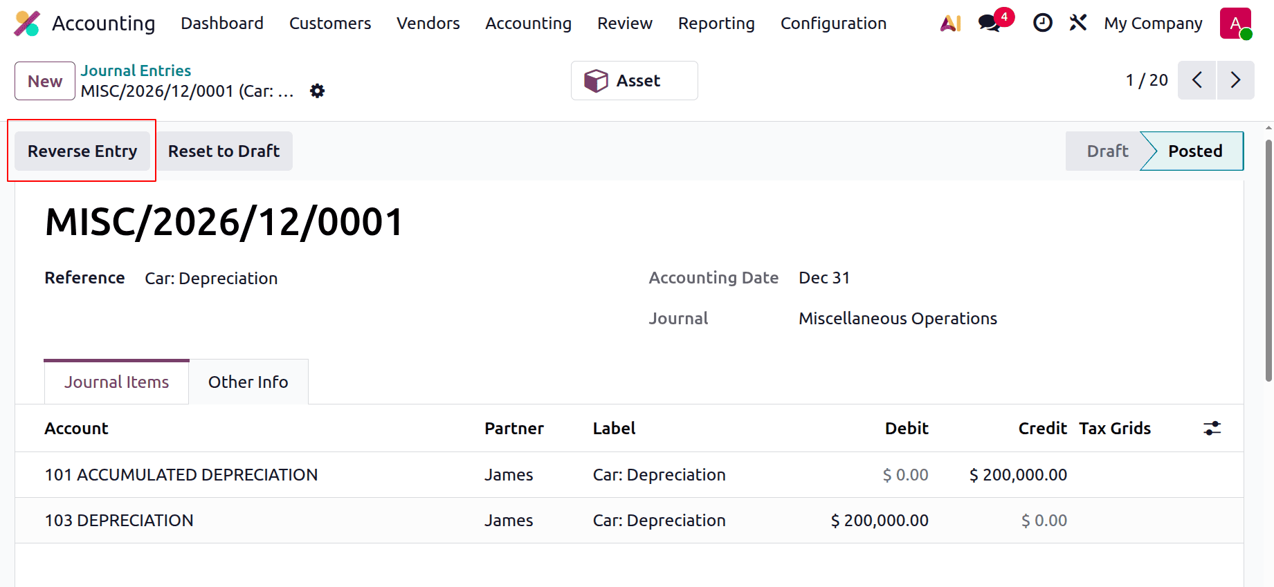 The Ultimate Guide to Journal Items and Entries in Odoo 19 Accounting-cybrosys