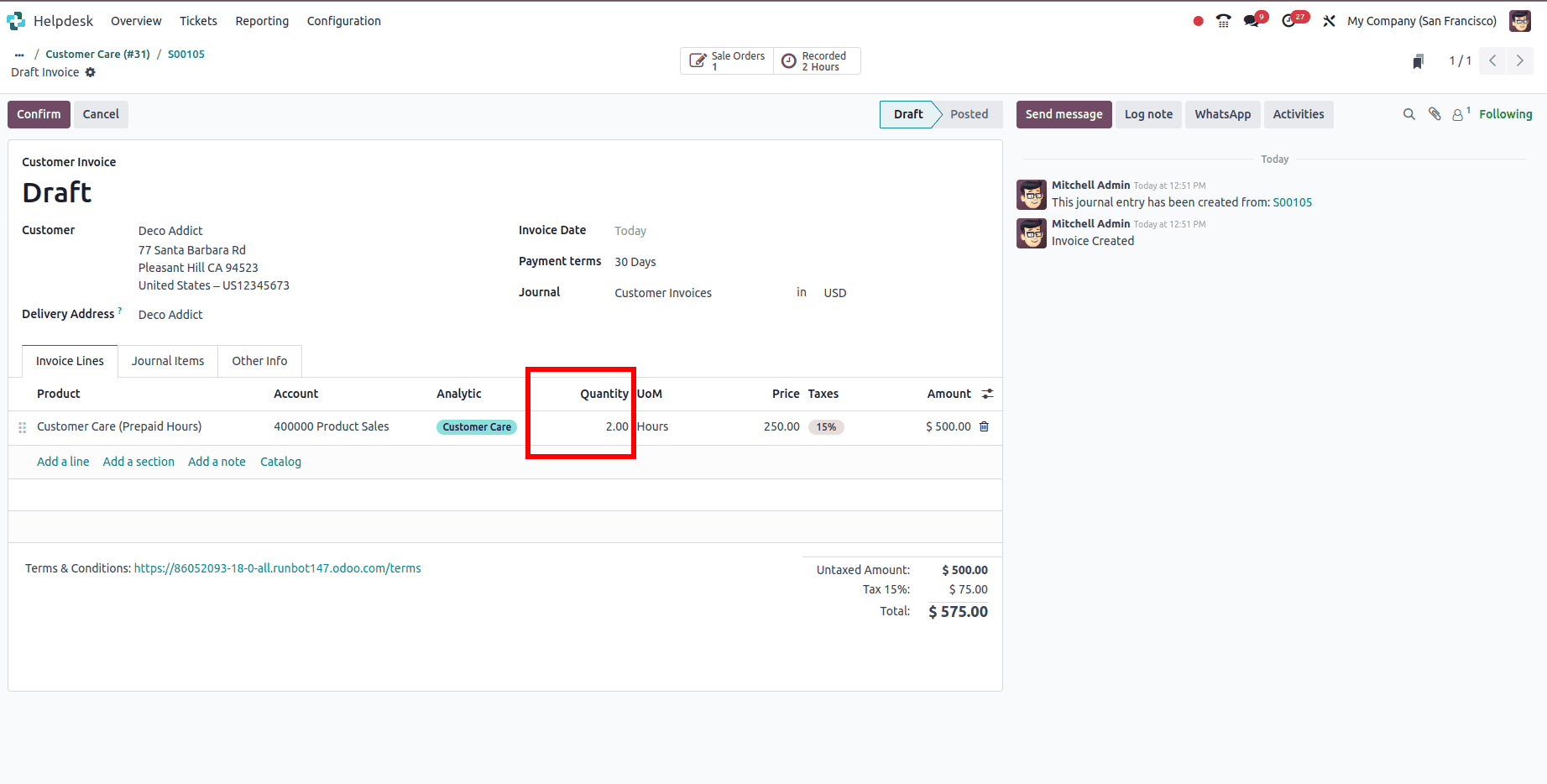 Track Time and Billing on Helpdesk Tickets in Odoo 18-cybrosys