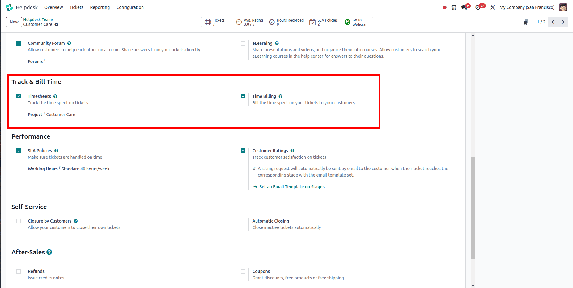 Track Time and Billing on Helpdesk Tickets in Odoo 18-cybrosys