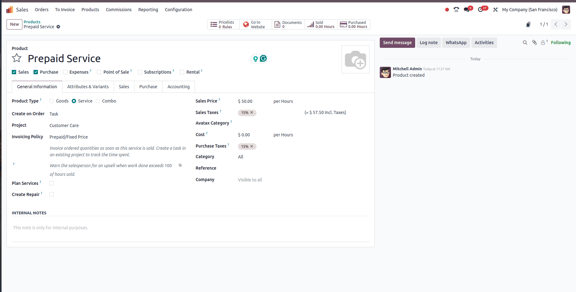 Track Time and Billing on Helpdesk Tickets in Odoo 18-cybrosys