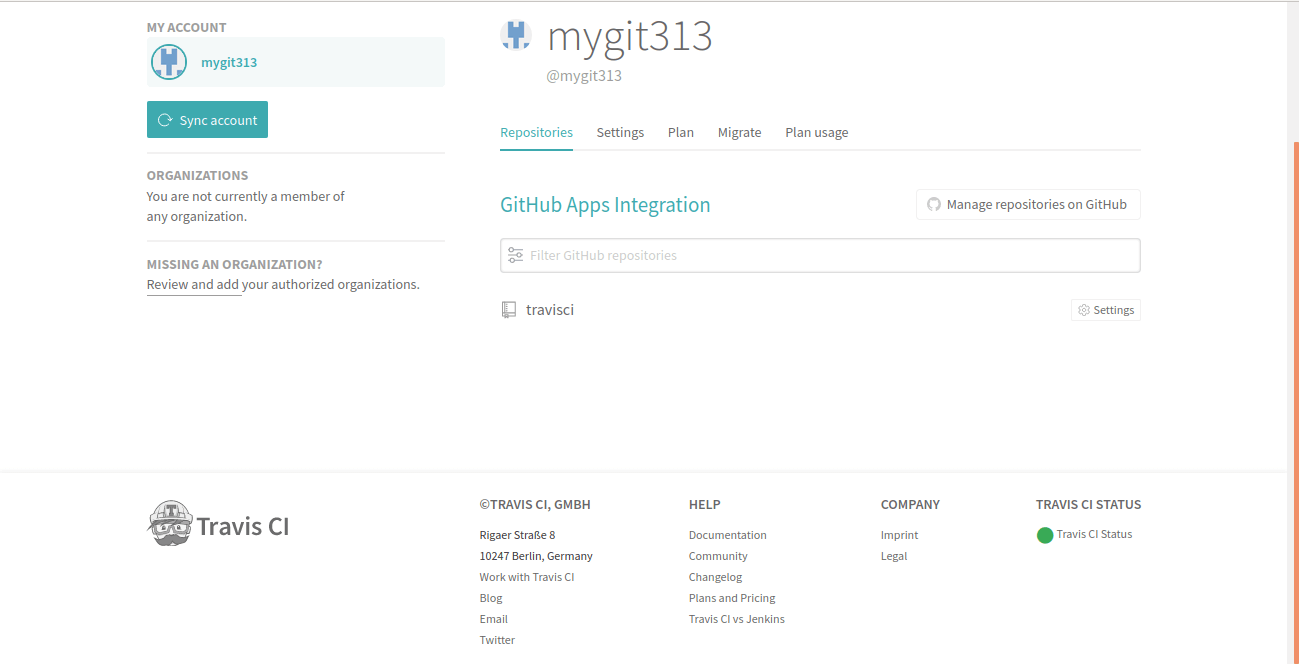 travis-configuration-in-github-cybrosys