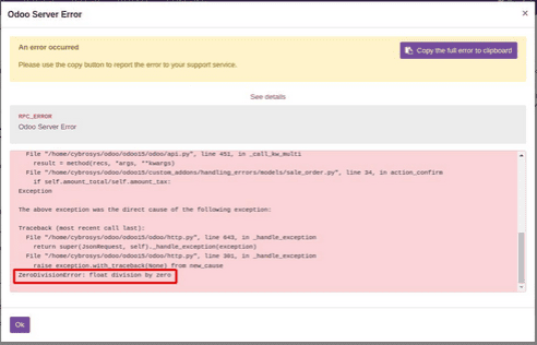 What Are Error Logs in Odoo 19-cybrosys