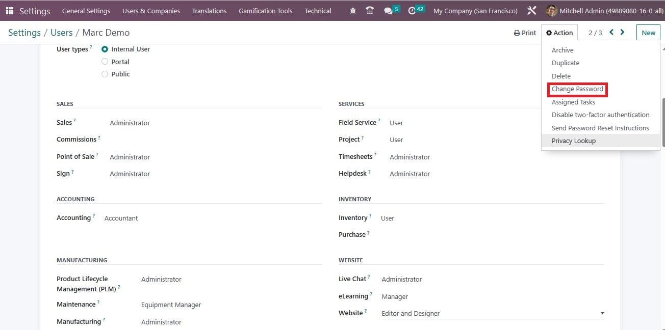 What Are the Access Rights Available in the Odoo 16 CRM-cybrosys