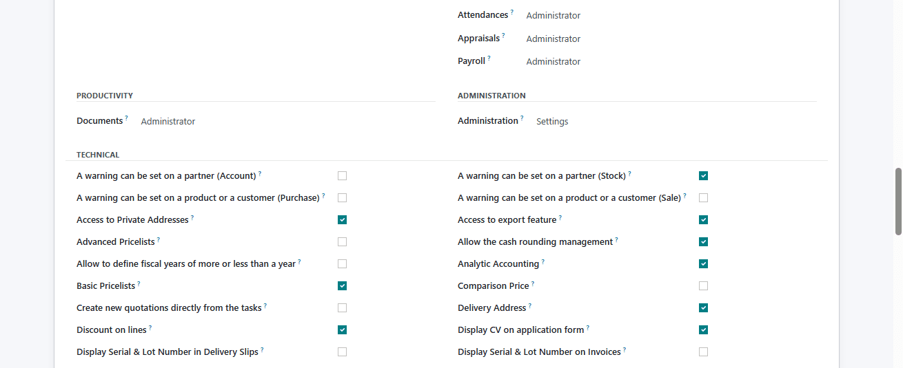 What Are the Access Rights Available in the Odoo 16 CRM-cybrosys