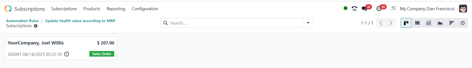 What are the Automation Rules in Odoo 18 Subscription-cybrosys