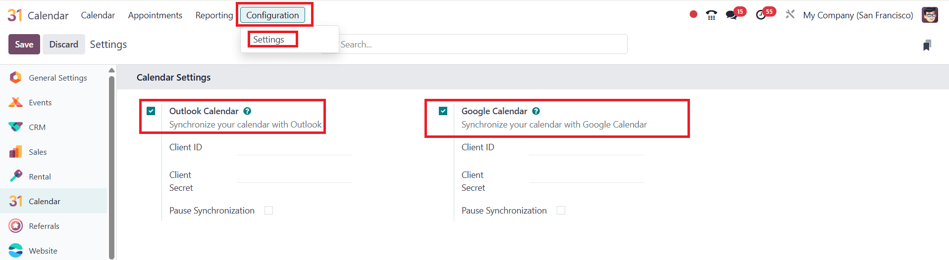 What are the Differences Between Odoo 18 Community & Enterprise in Calendar-cybrosys