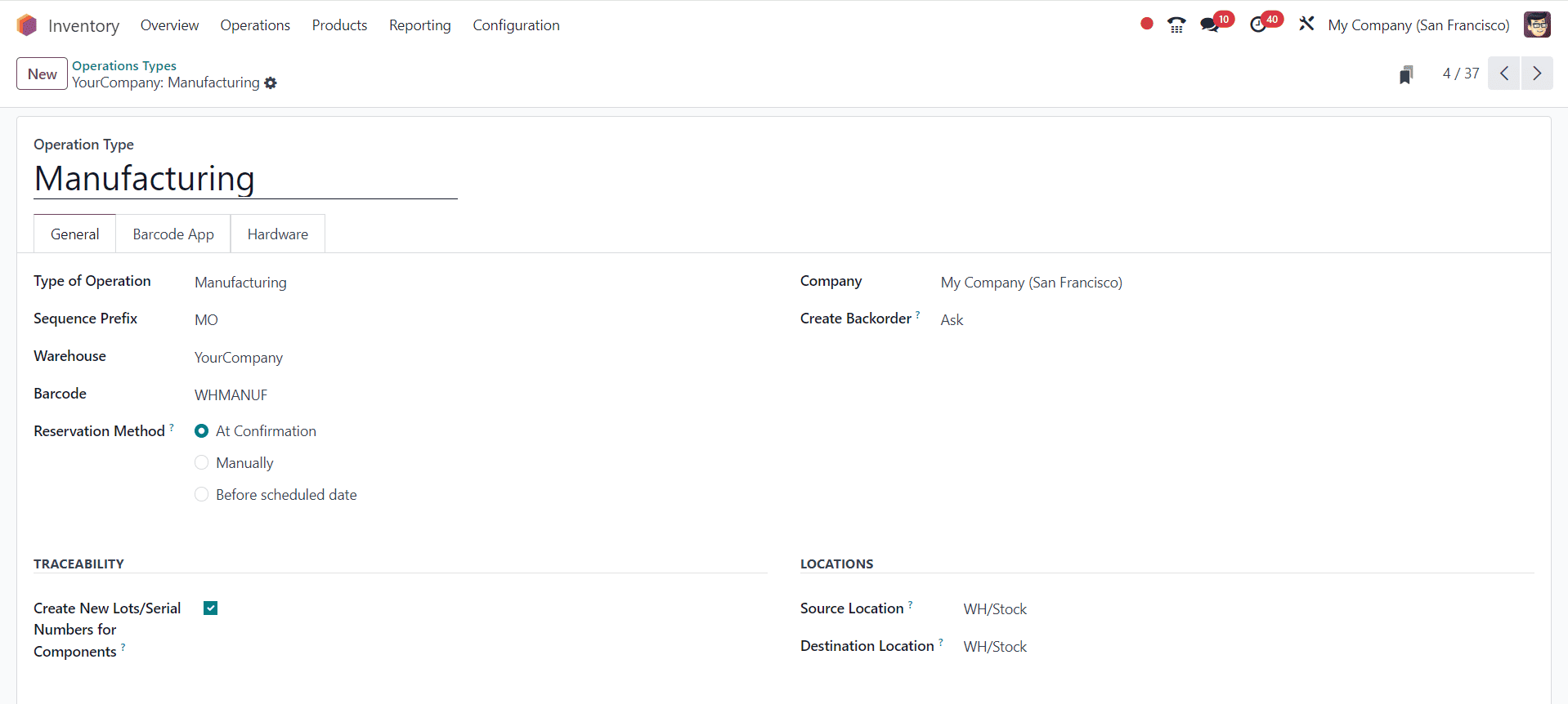What Are the Different Operation Types in Odoo 18 Inventory-cybrosys