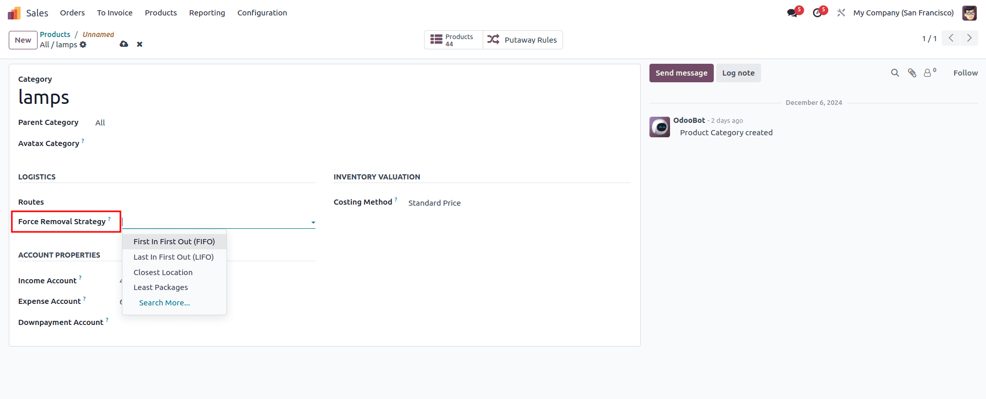 What are the Different Types of Removal Strategies in Odoo 18-cybrosys