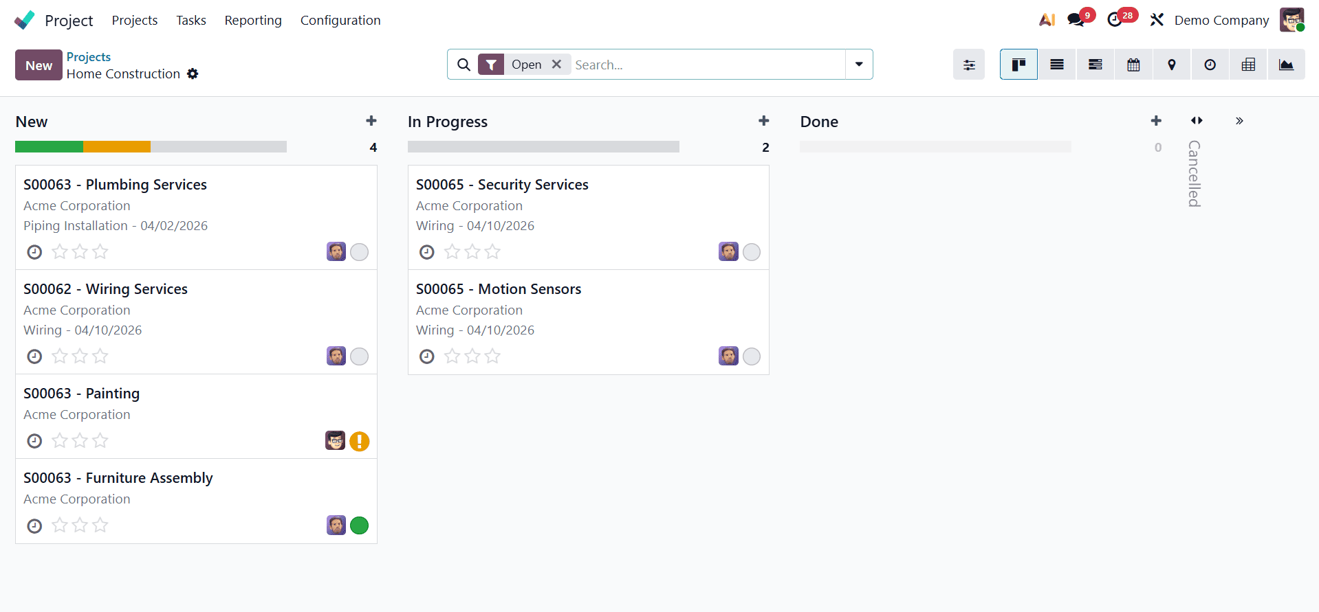 What Are the Different Views of the Odoo 19 Project-cybrosys