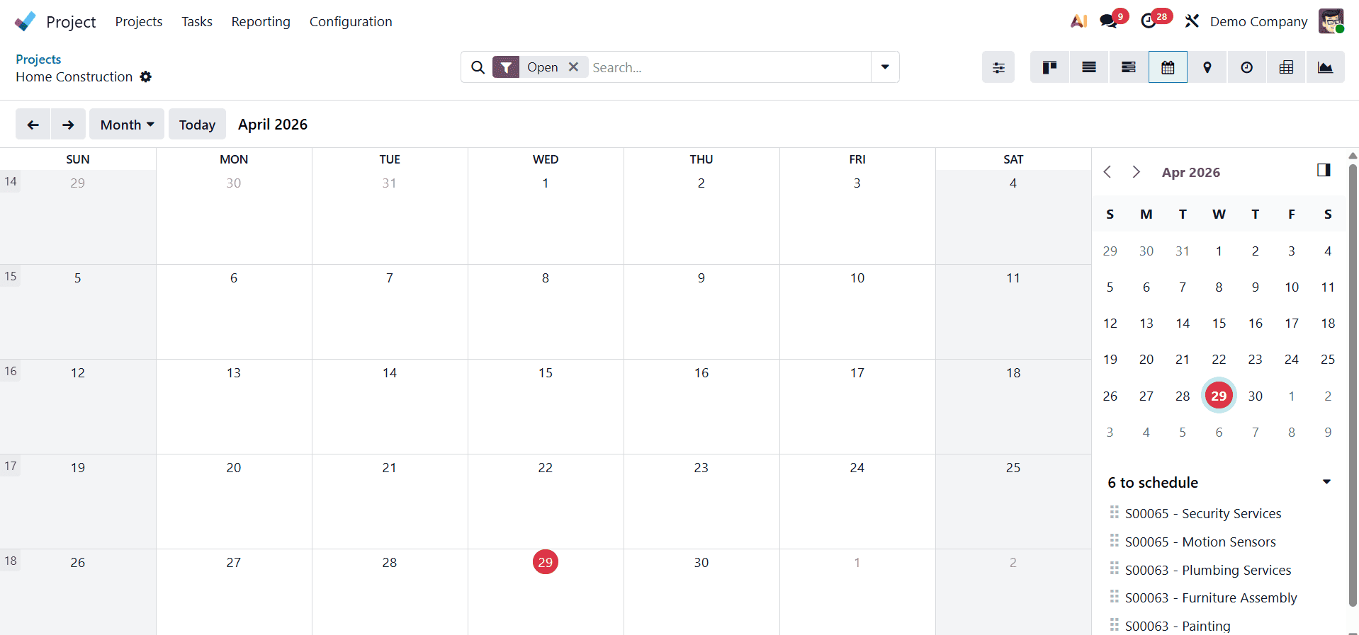 What Are the Different Views of the Odoo 19 Project-cybrosys