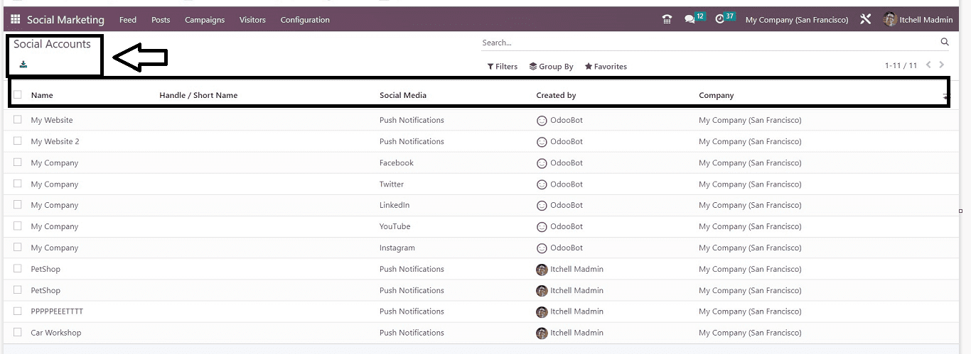 What are the Features of Odoo 16 Social Marketing Module-cybrosys