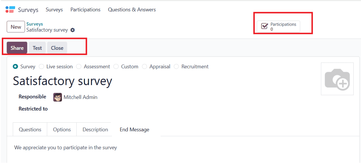 What are the Features of Odoo 18 Survey Module-cybrosys