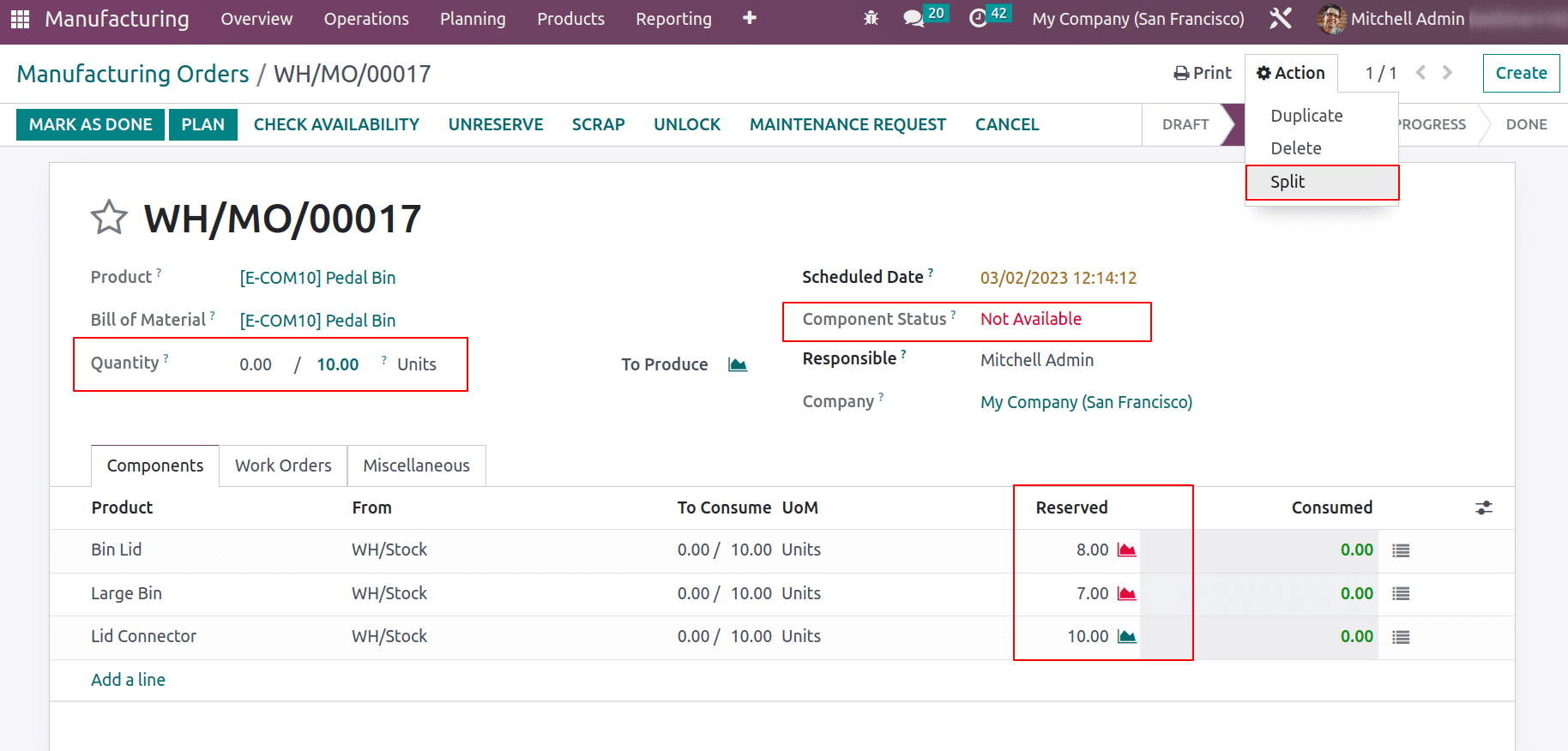 What are the New Features in Odoo 16 Manufacturing-cybrosys