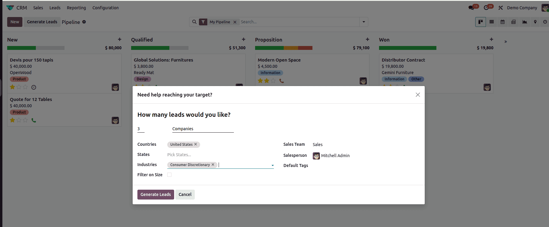 What Are the Ways to Generate Leads or Opportunities in Odoo 18-cybrosys