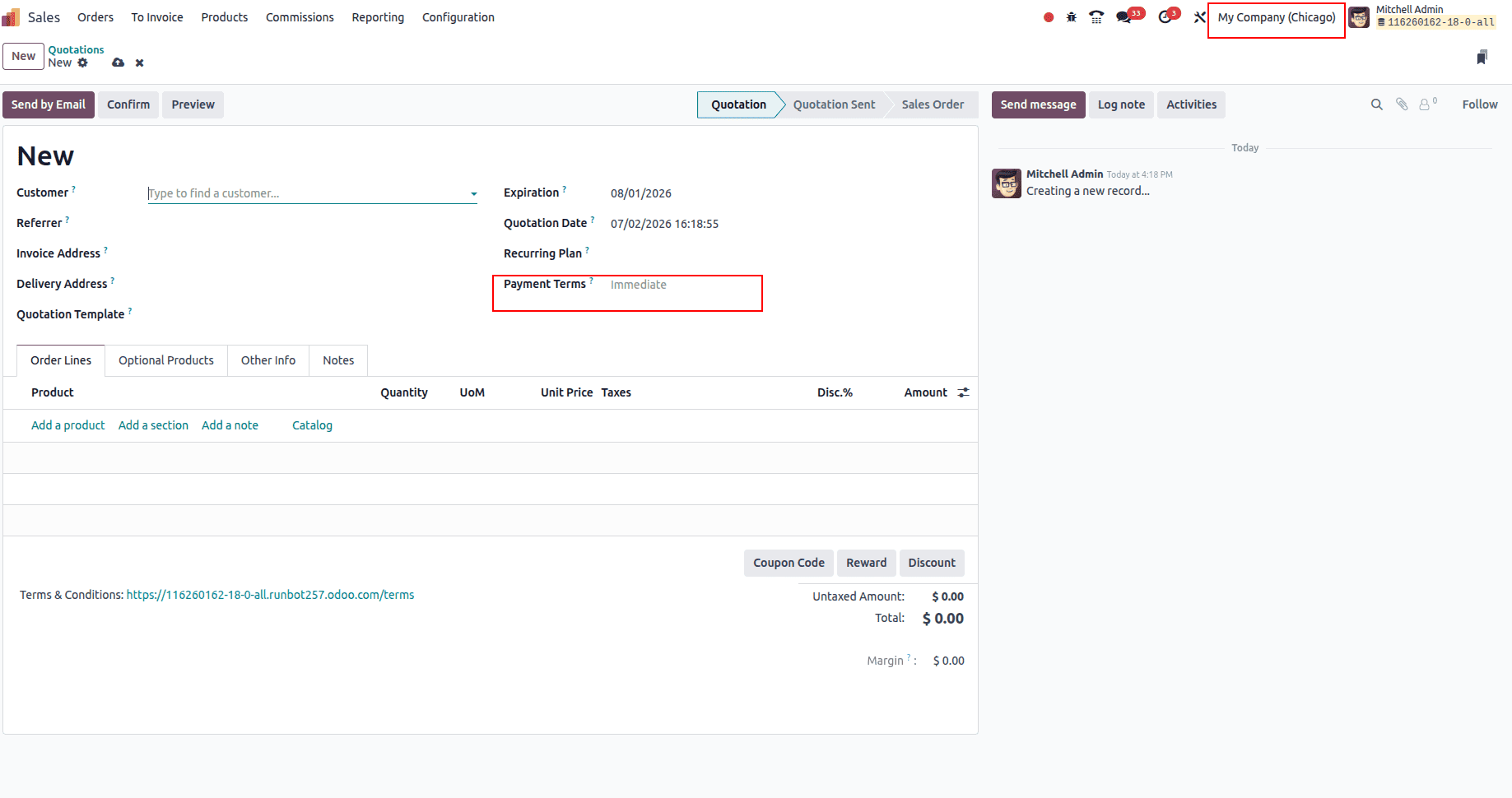 What are User-Defined Defaults in Odoo 18-cybrosys