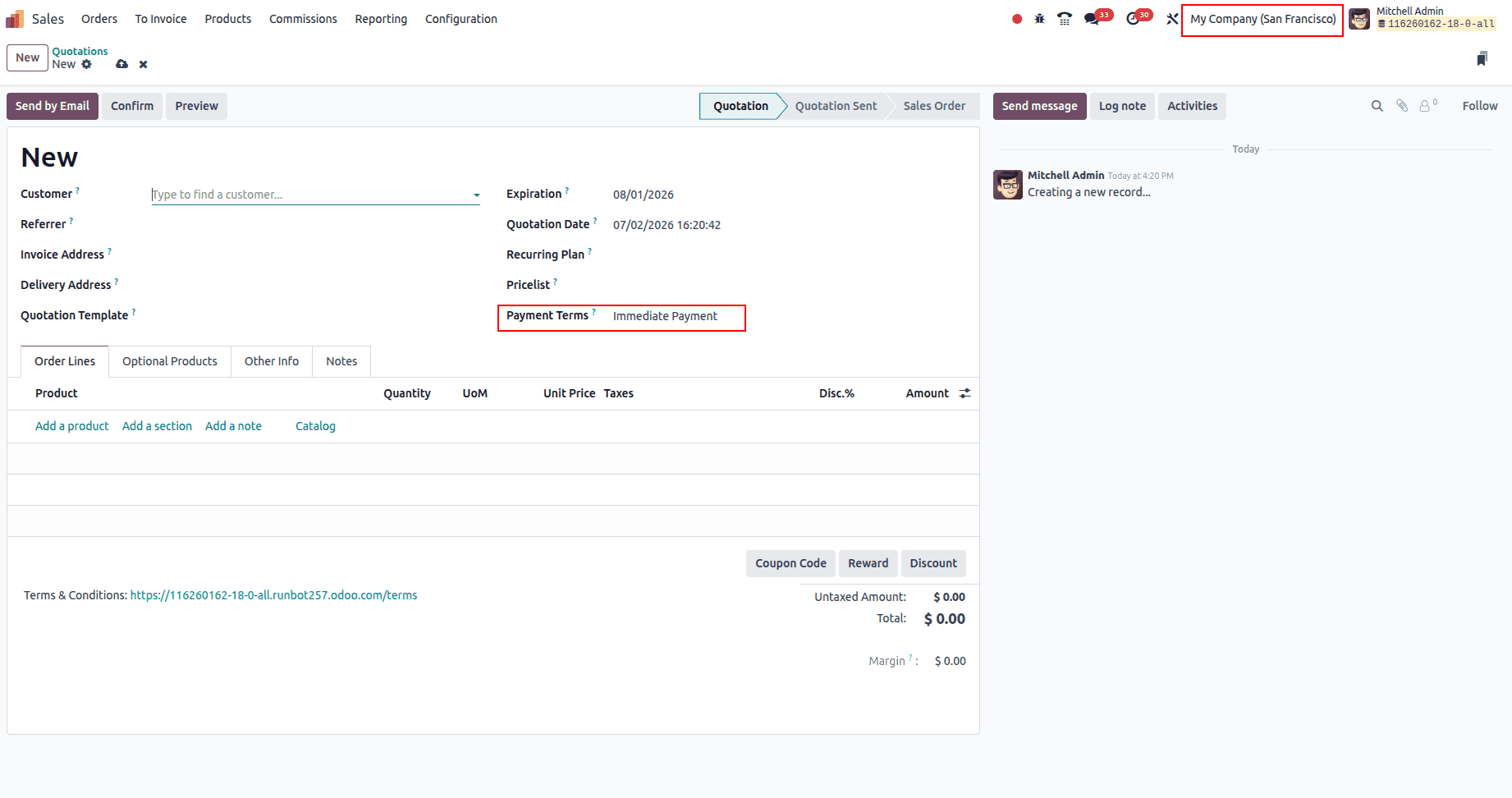 What are User-Defined Defaults in Odoo 18-cybrosys