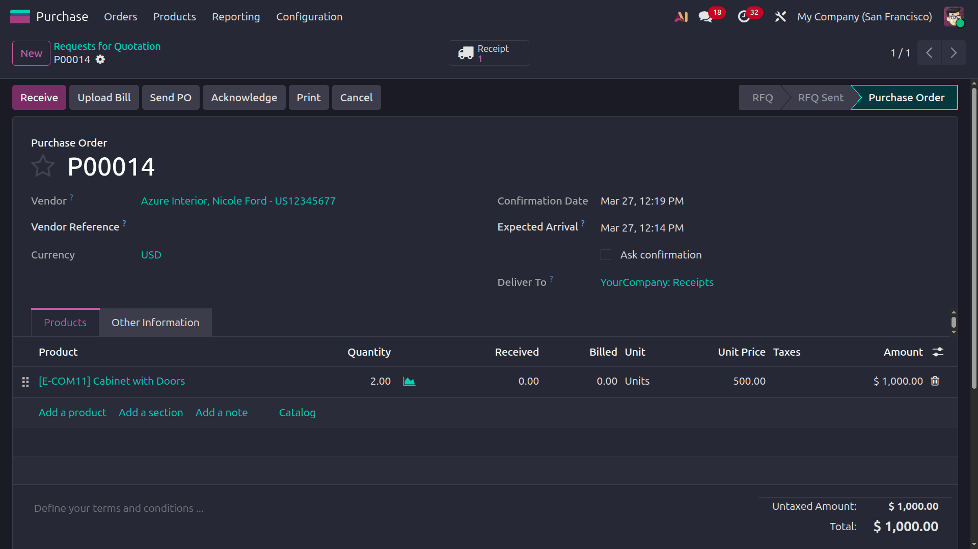 What are Vendor Refund Workflows in Odoo 19 Accounting-cybrosys