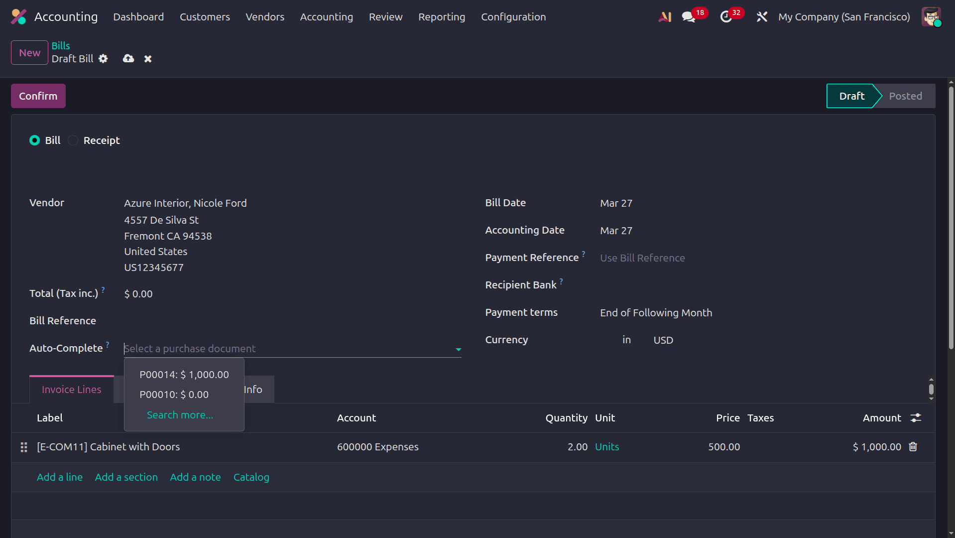 What are Vendor Refund Workflows in Odoo 19 Accounting-cybrosys