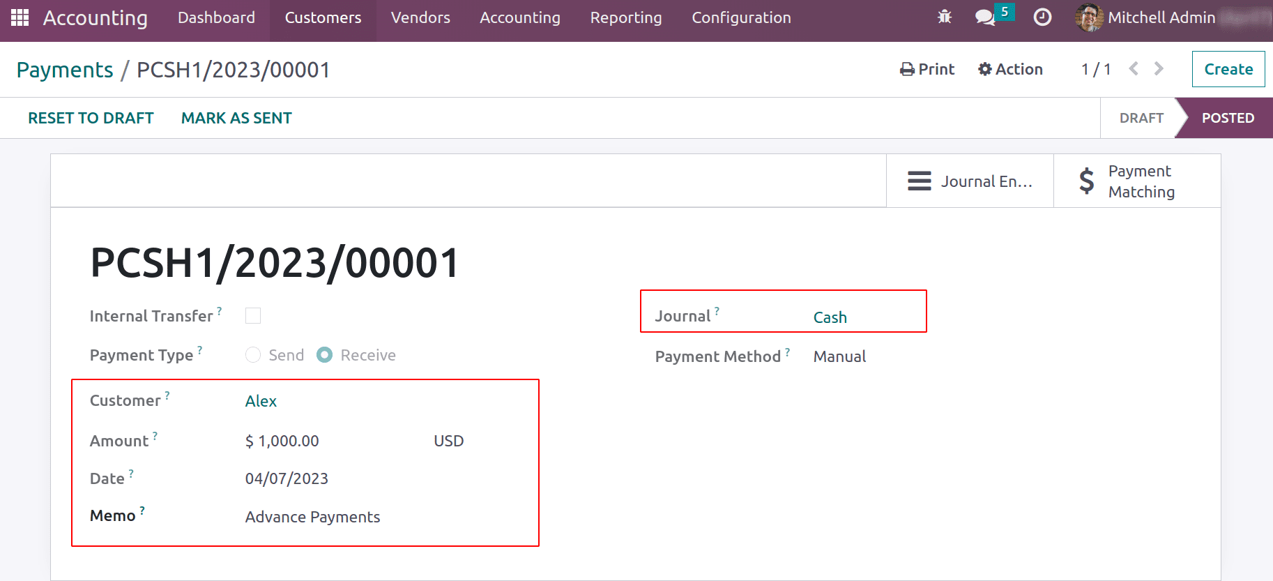 What is Cash Flow Statement in Odoo 16 Accounting