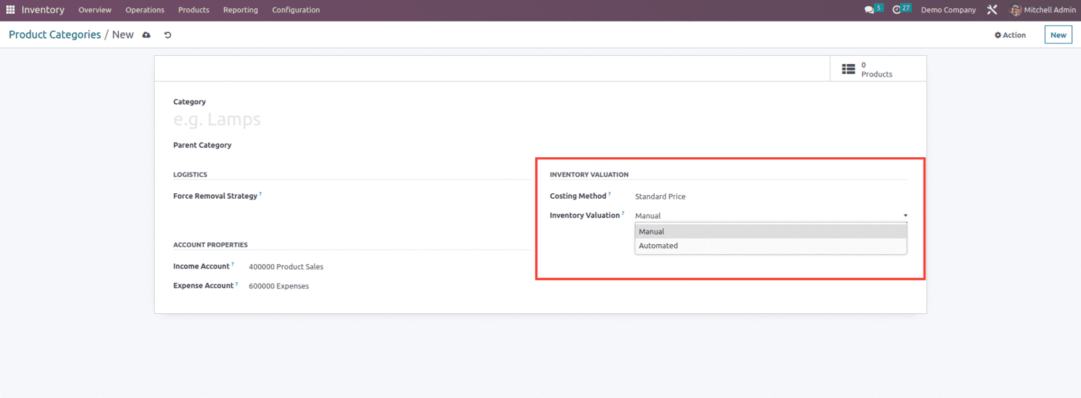 What is Inventory Valuation in Odoo 16 Inventory Module-cybrosys