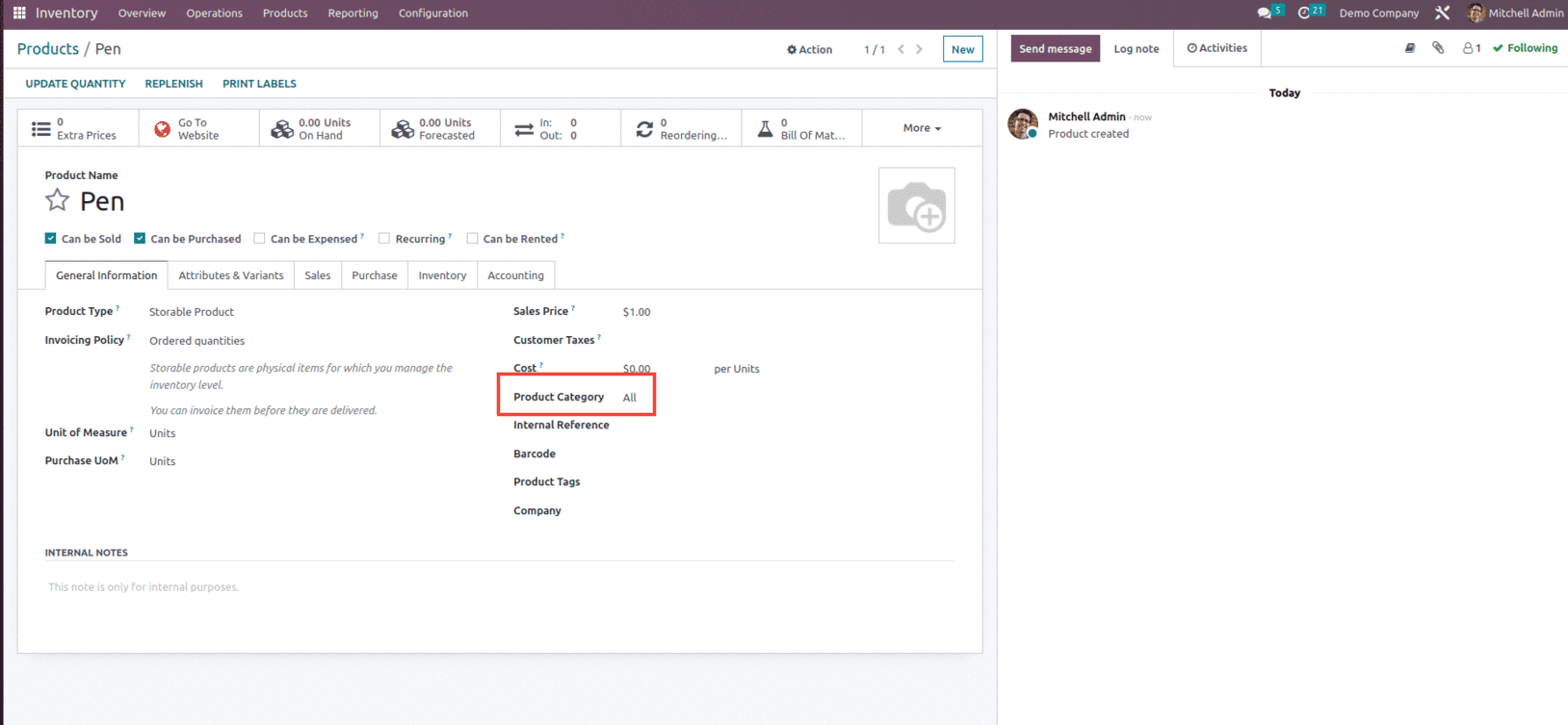 What is Inventory Valuation in Odoo 16 Inventory Module-cybrosys