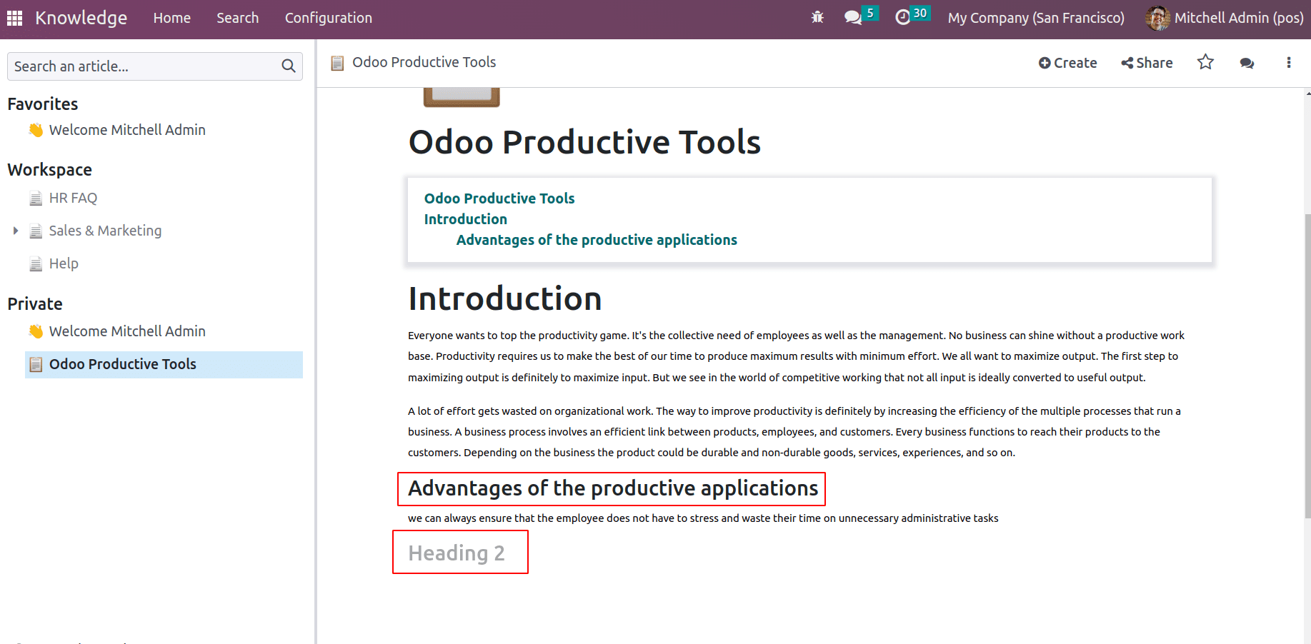 What Is Knowledge Module In Odoo 16-cybrosys