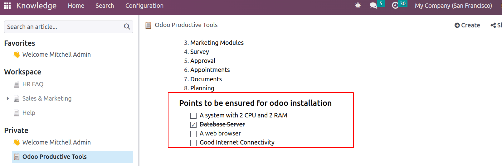 What Is Knowledge Module In Odoo 16-cybrosys