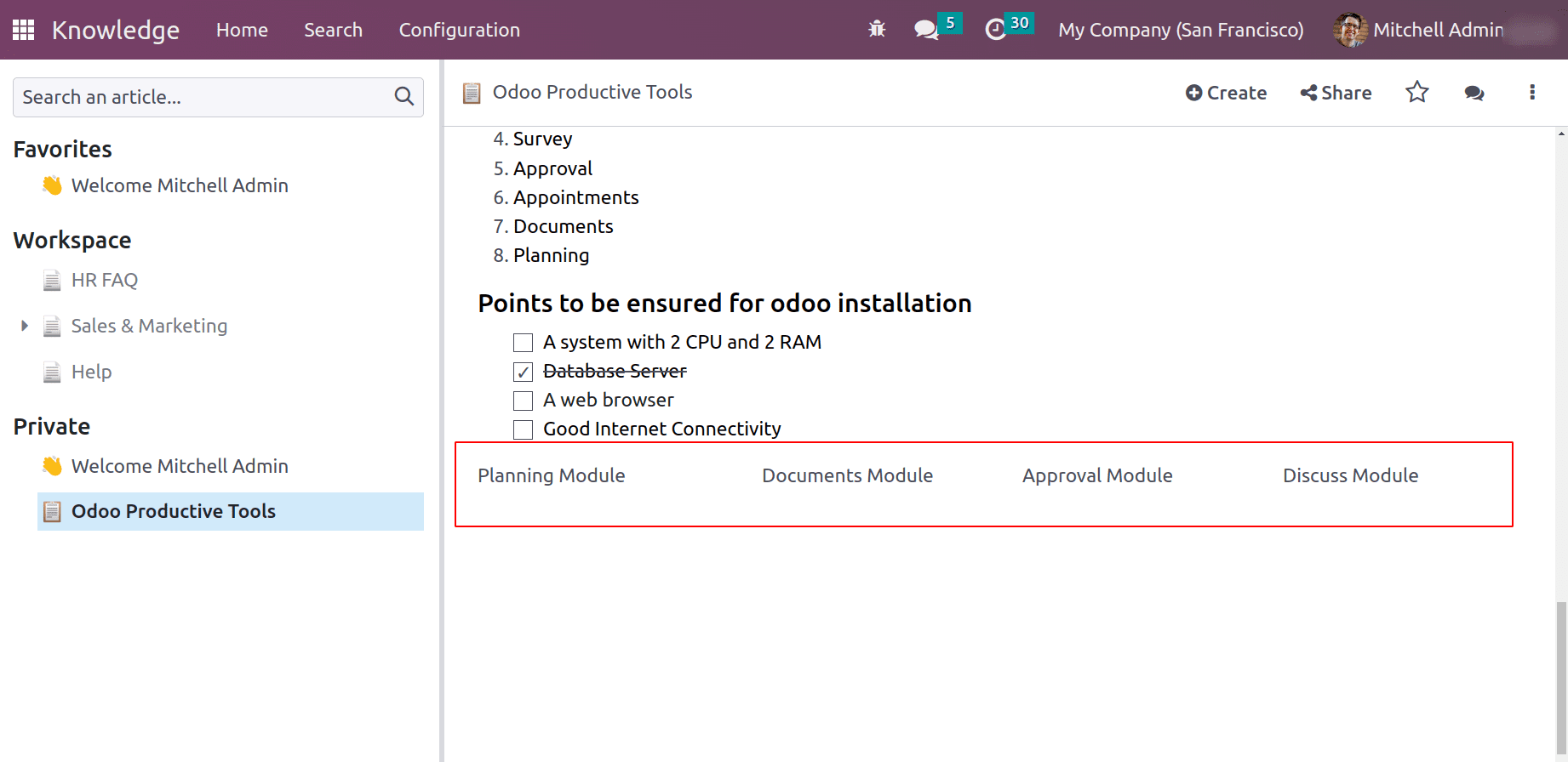 What Is Knowledge Module In Odoo 16-cybrosys