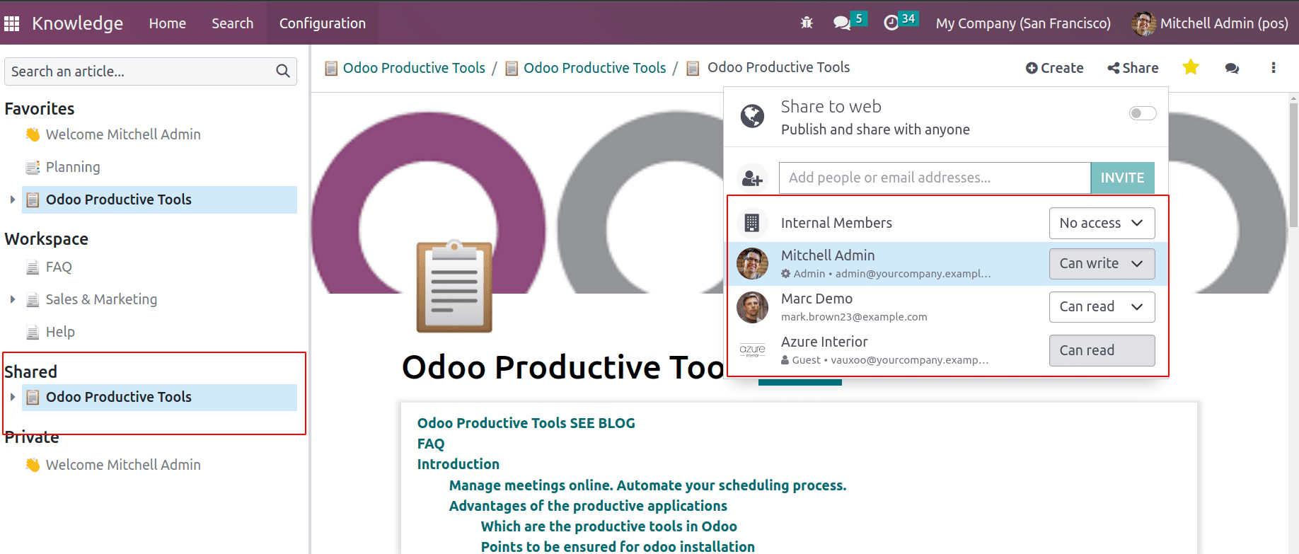 What Is Knowledge Module In Odoo 16-cybrosys