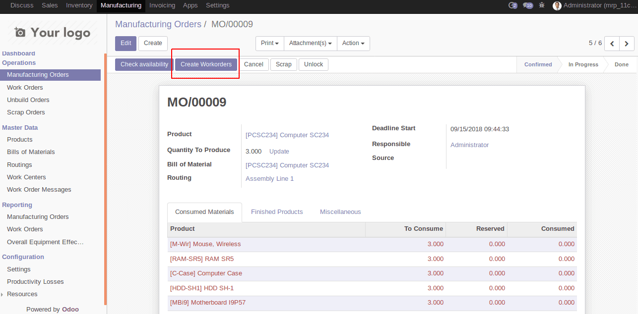 work-order-messages-in-odoo-mrp-7-cybrosys