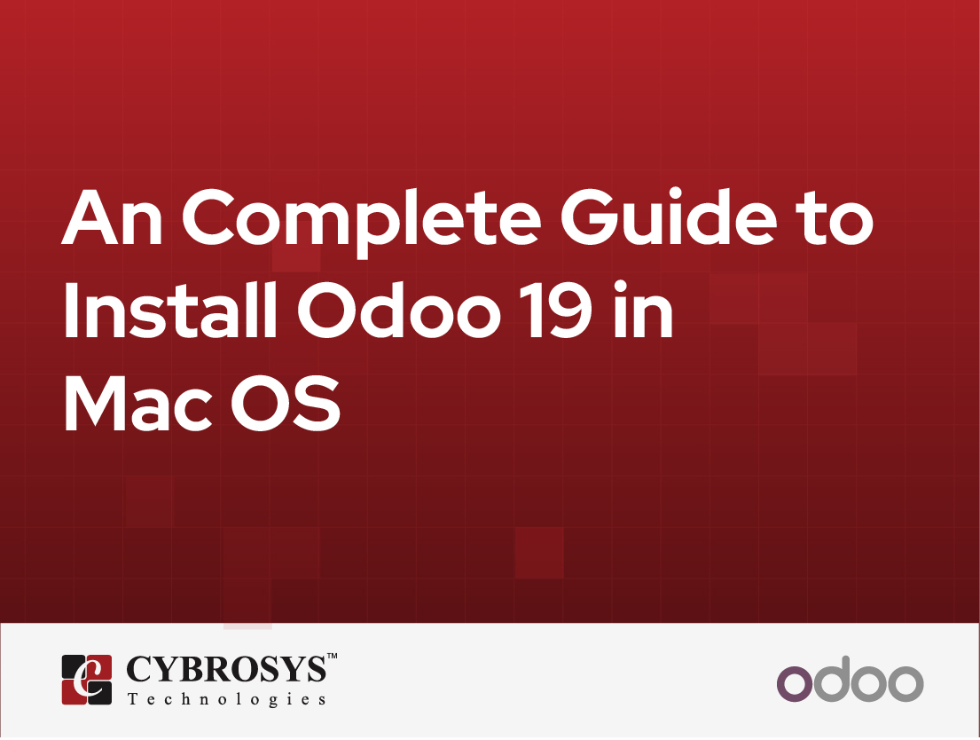  An Complete Guide to Install Odoo 19 in Mac OS